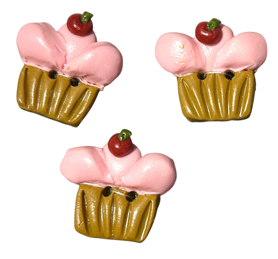 Handgjorda knappar muffins