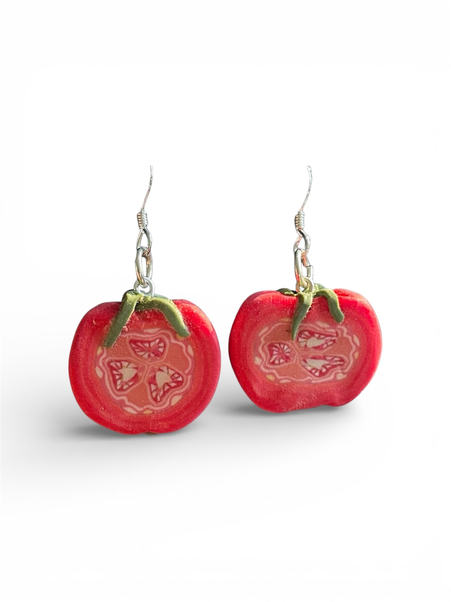 Örhänge tomatskiva