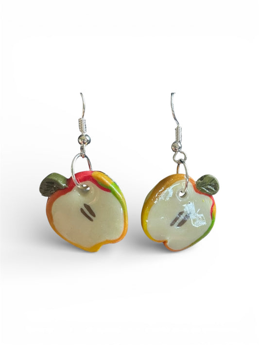 Örhängen äppleskivor