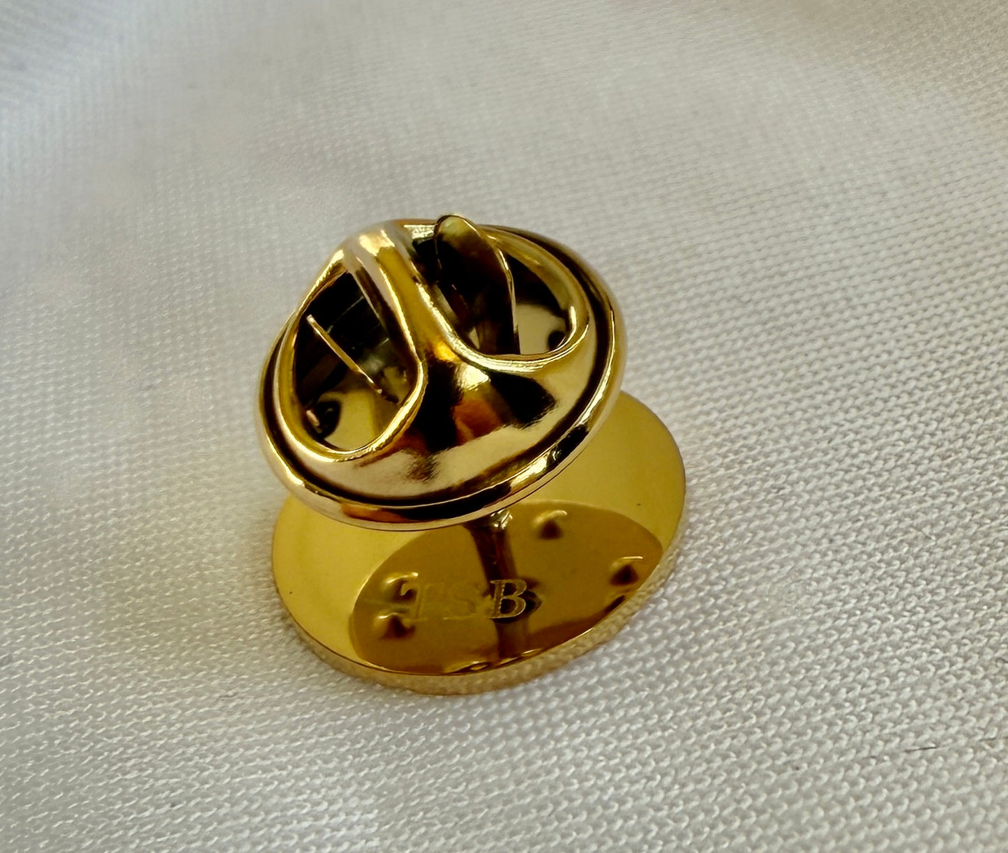 Gold Textured Pin - Button Base