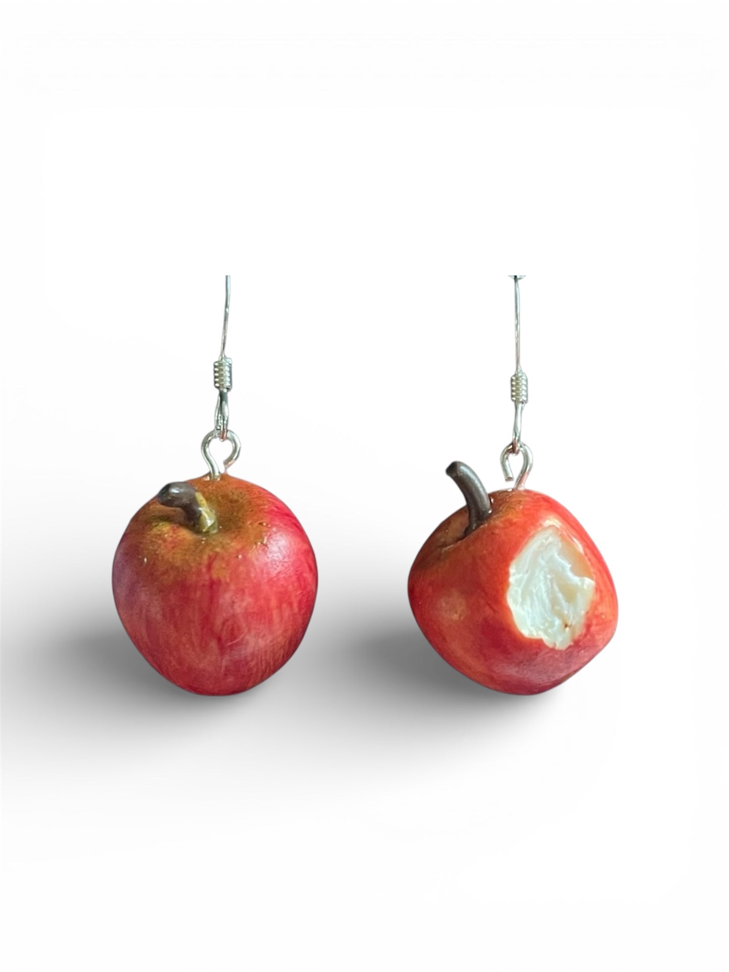 Örhängen rött äpple