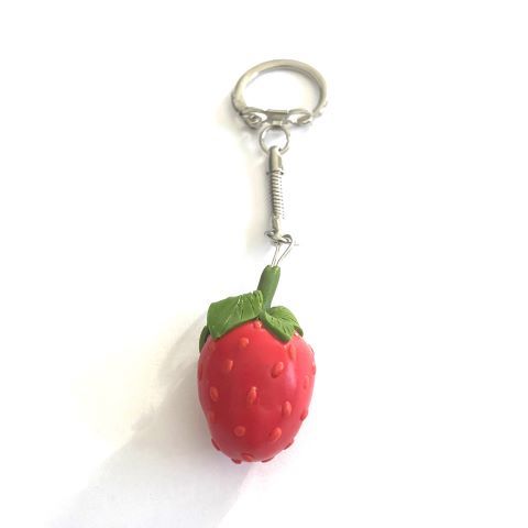 Nyckelring jordgubbe