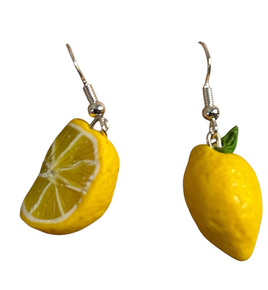 Örhängen citron och klyfta