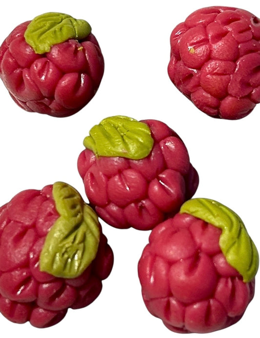 Handgjorda knappar hallon