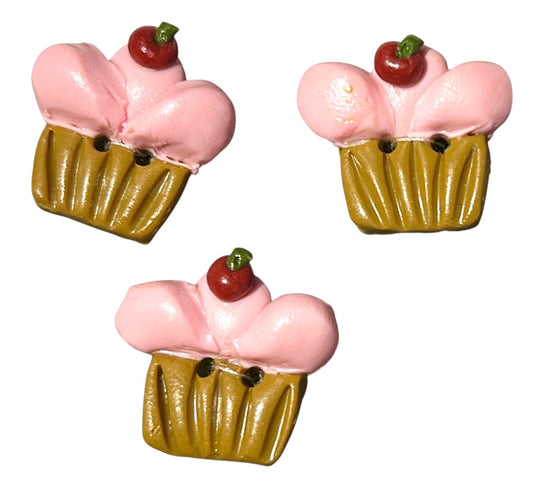 Handgjorda knappar muffins