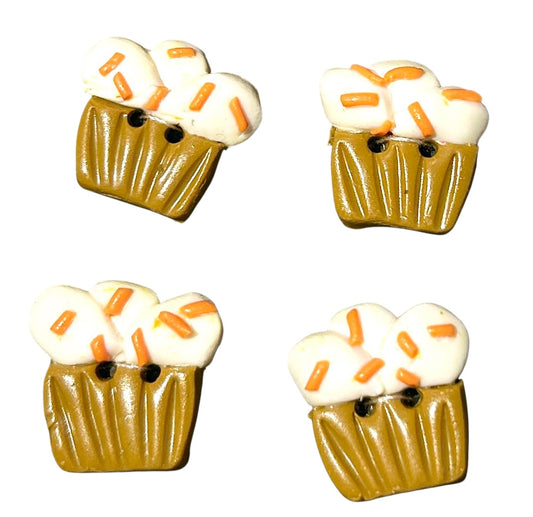 Handgjorda knappar muffins