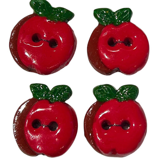 Handgjorda knappar körsbär