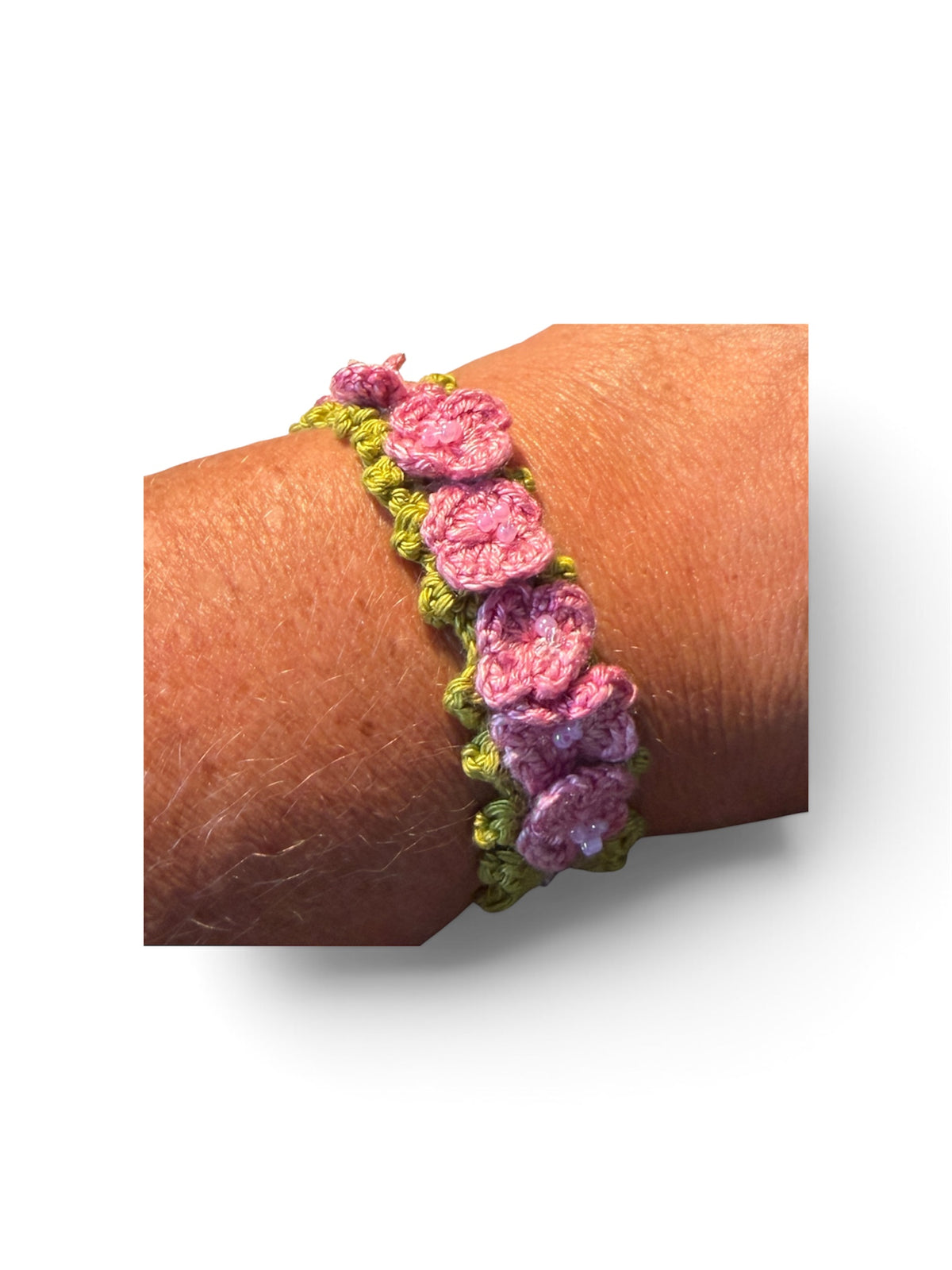 Virkat armband