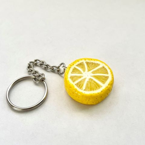 Nyckelring citronskiva