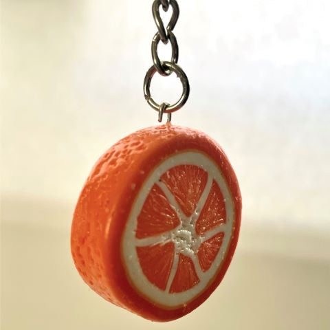 Nyckelring apelsinskiva
